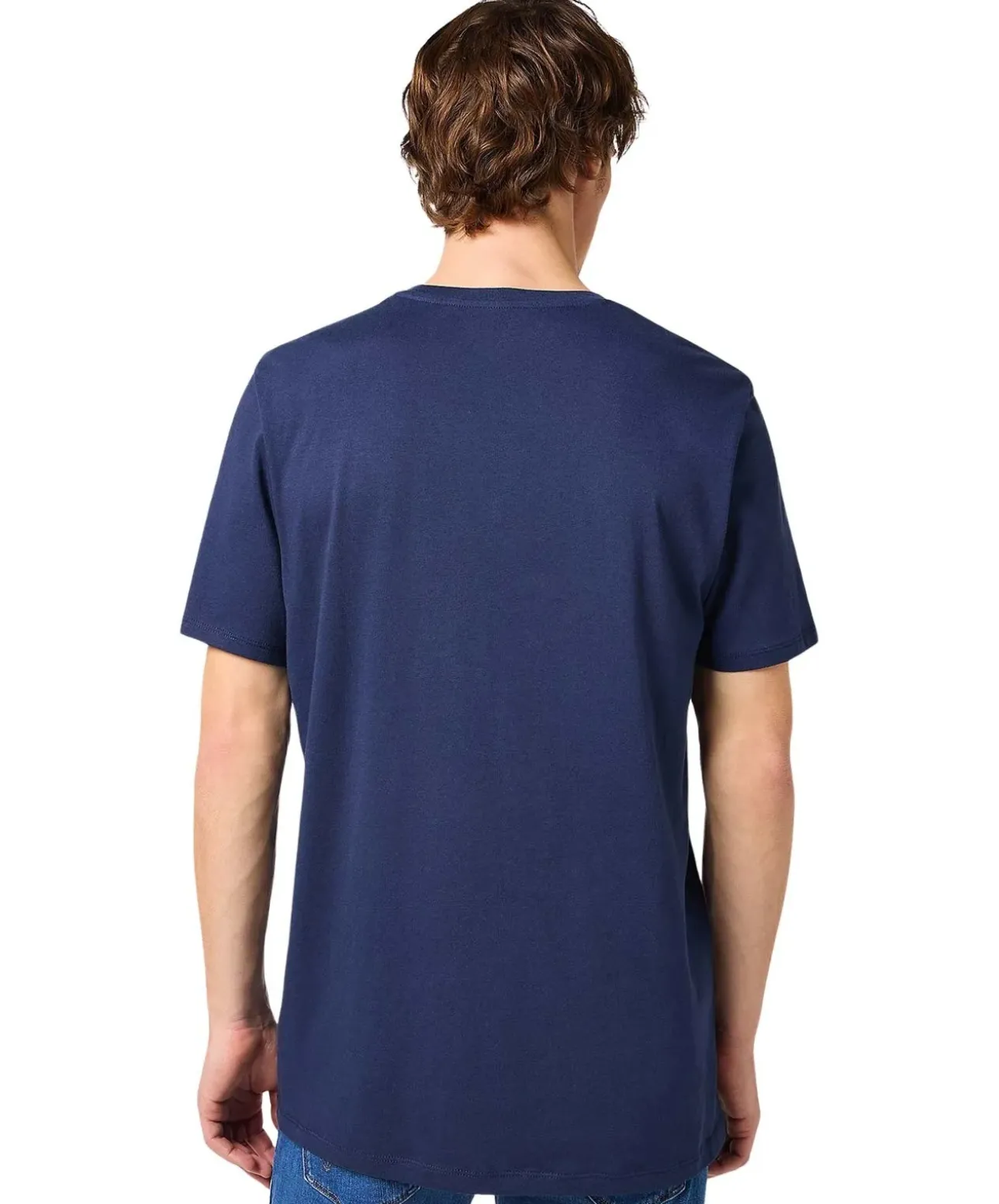 Wrangler T-Shirts Sign Off Tee in Real Navy im 2er-Pack