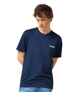 Wrangler T-Shirts Sign Off Tee 2er-Pack in Dunkelblau