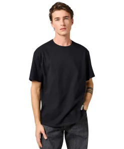 Wrangler T-Shirts Solid Tee in Schwarz