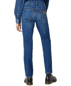 Wrangler Western Slim-Fit-Jeans Original mit leichtem Used-Look