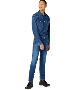 Wrangler Western Slim-Fit-Jeans Original mit leichtem Used-Look